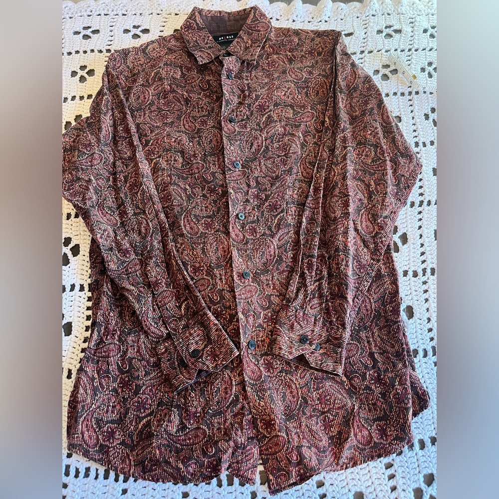 Axcess‎ Multicolor Paisley Shirt